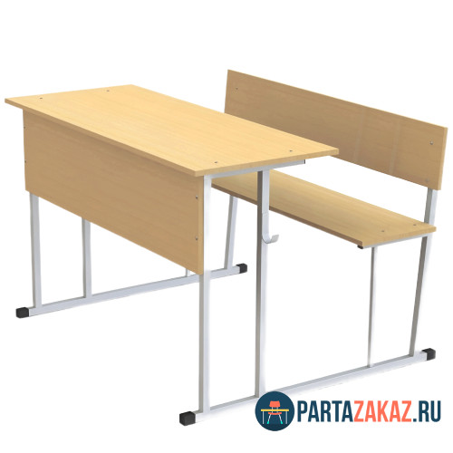 Моноблок аудиторный двухместный со спинкой